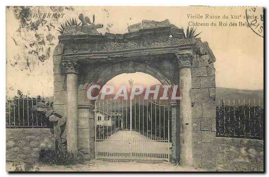 CPA Vieille Ruine Chateau du Roi des Belges Cap Ferrat