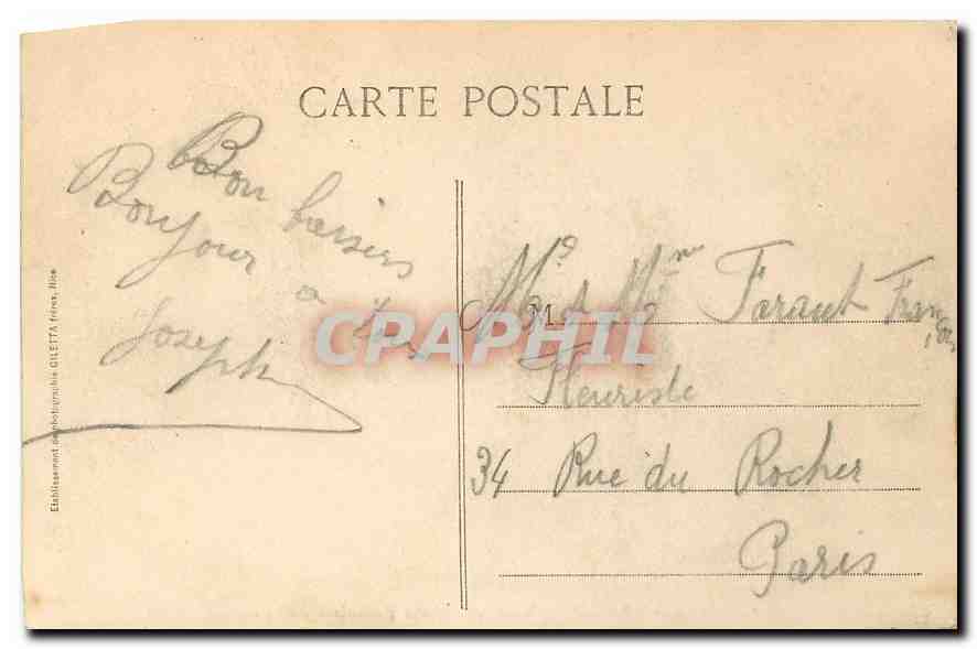 Monte-Carlo — Vue générale prise de Beausoleil — Gletta, n°715 — Rückseite