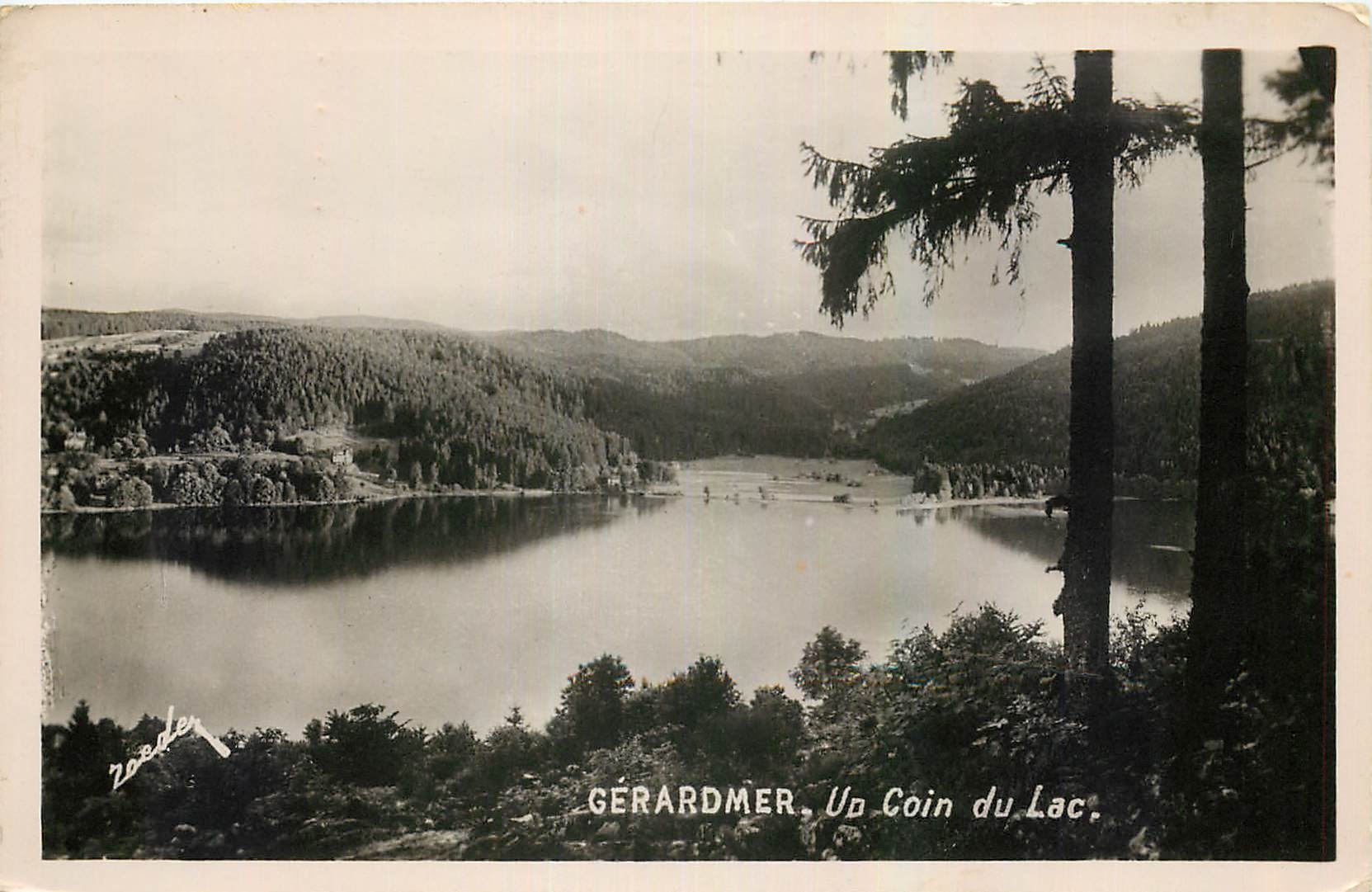 CPA Gerardmer Un coin du Lac 
