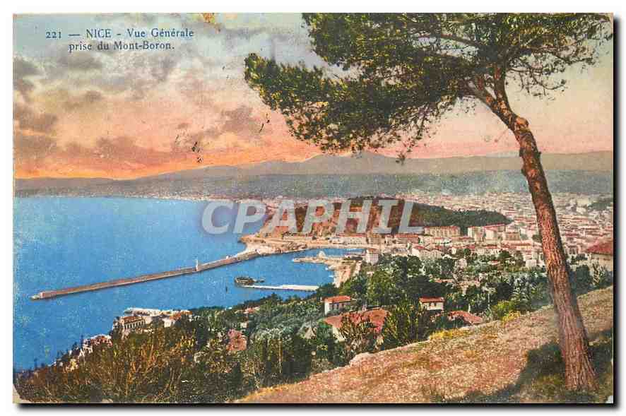 CPA Nice Vue Generale prise du Mont Boron 