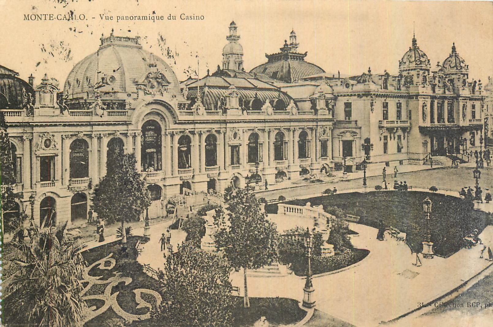 CPA Monte Carlo Vue panoramique du Casino 
