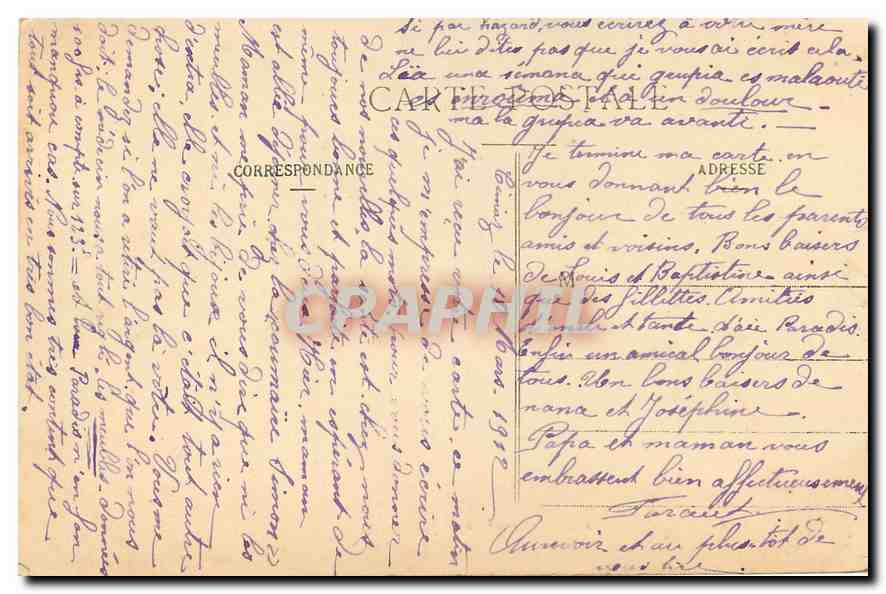 CPA Vesoul Le Sabot de Frotey  — Rückseite