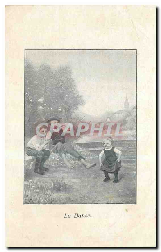 CPA La Danse Enfants