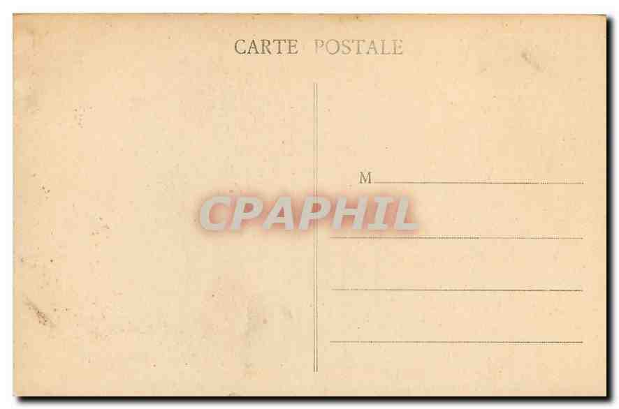 CPA Marseille N D de lla Garde Le Pont Levis Devant la Crypte  — Rückseite