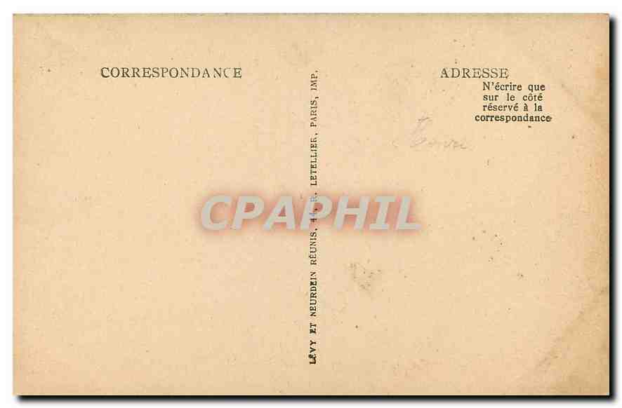 CPA Ajaccio Sallle a Manger de Napoleon I  — Rückseite