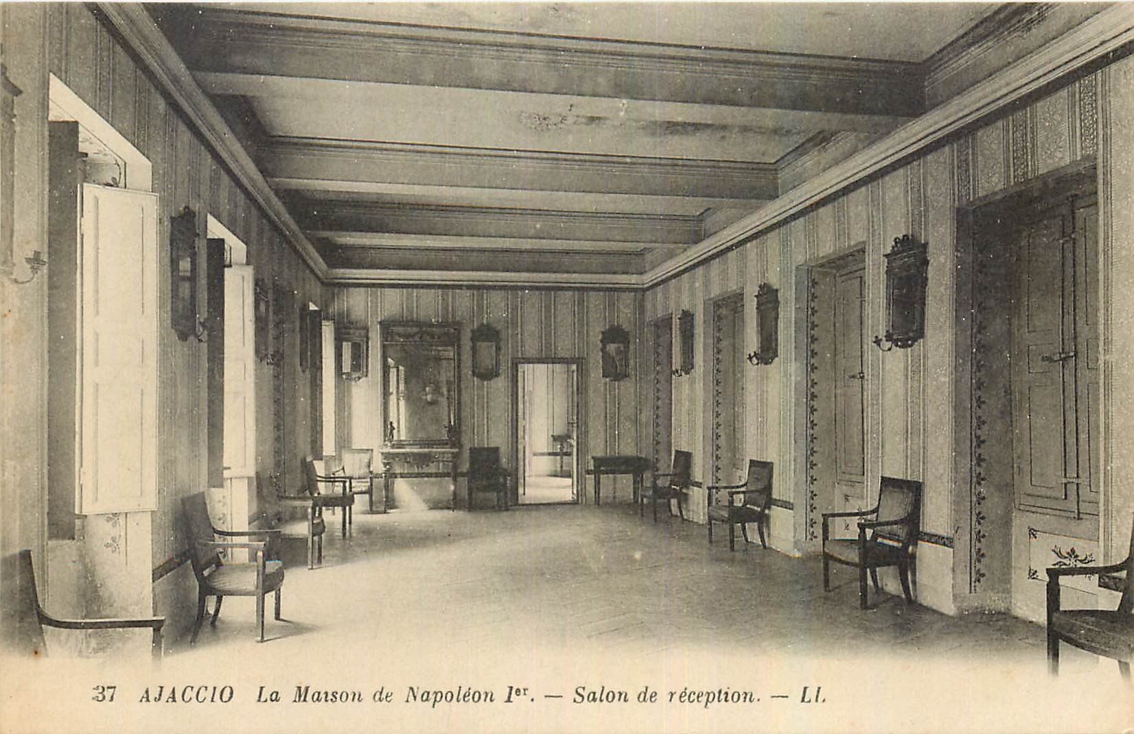 Ajaccio — La Maison de Napoléon Ier — Salon de réception — LL. — N° 37
