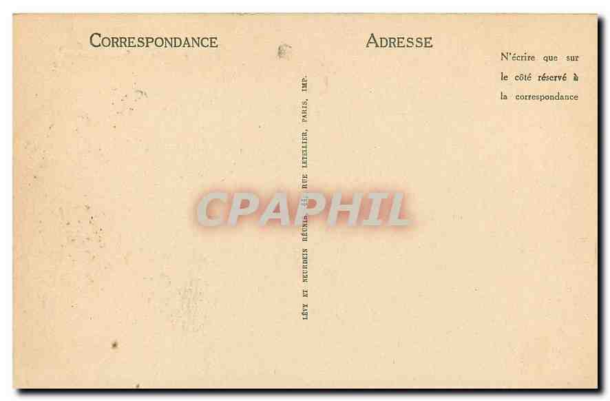 CPA Chateau d'If Supreme revelation de l'Abbe Faria a Edmond Dantes — Verso
