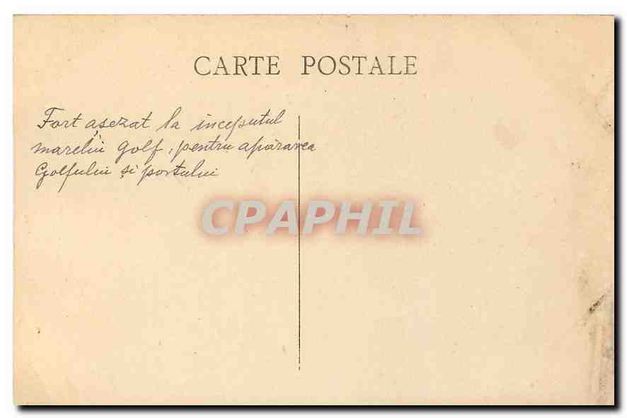 CPA Marseille Fort St Jean et la Cathedrale  — Rückseite