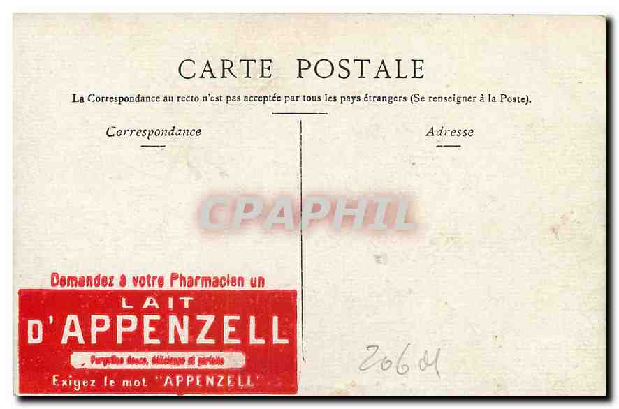 CPA Bordeaux Grand Theatre  — Verso