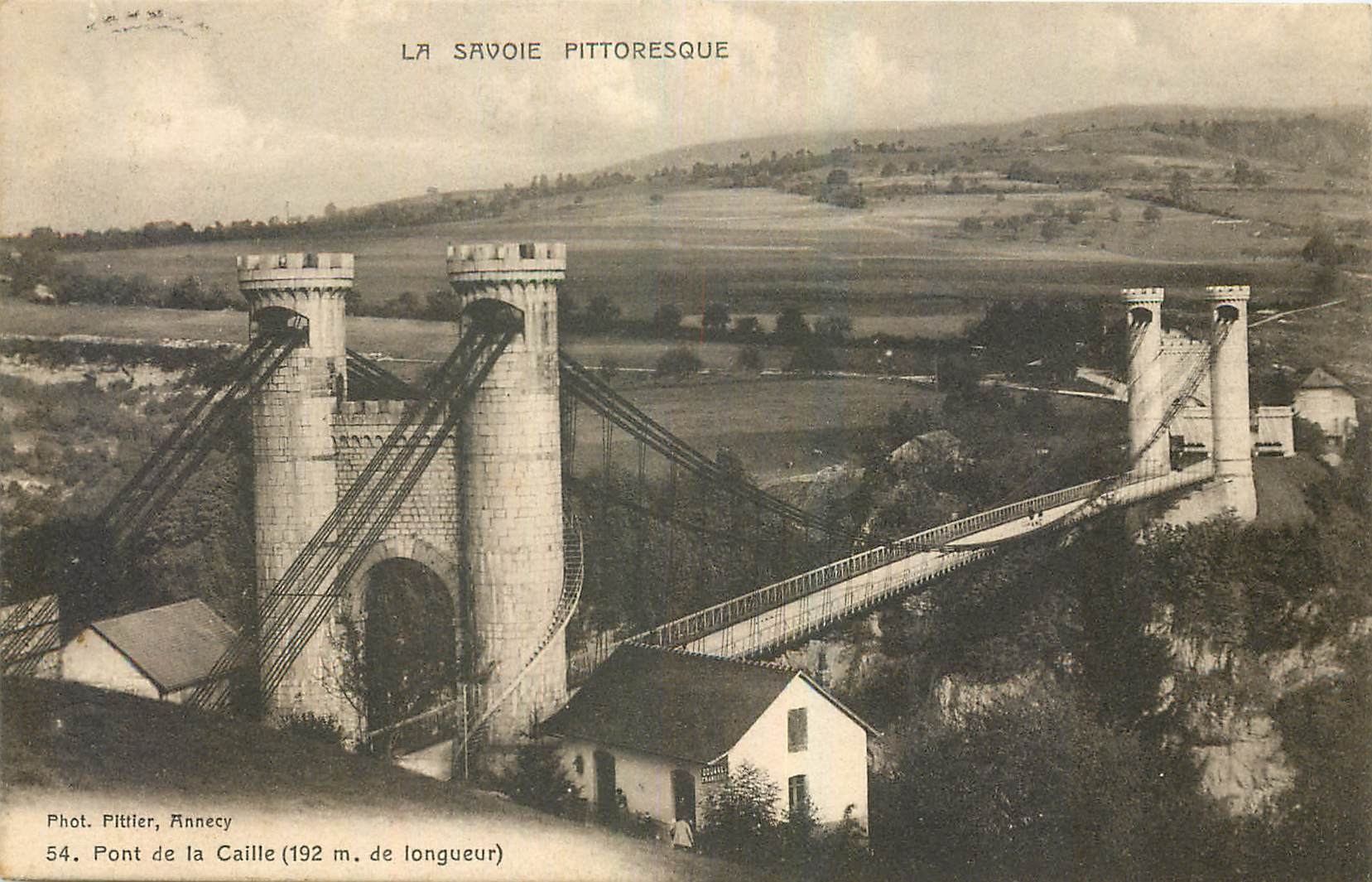 CPA La Savoie Pittoresque Pont de la Caille 