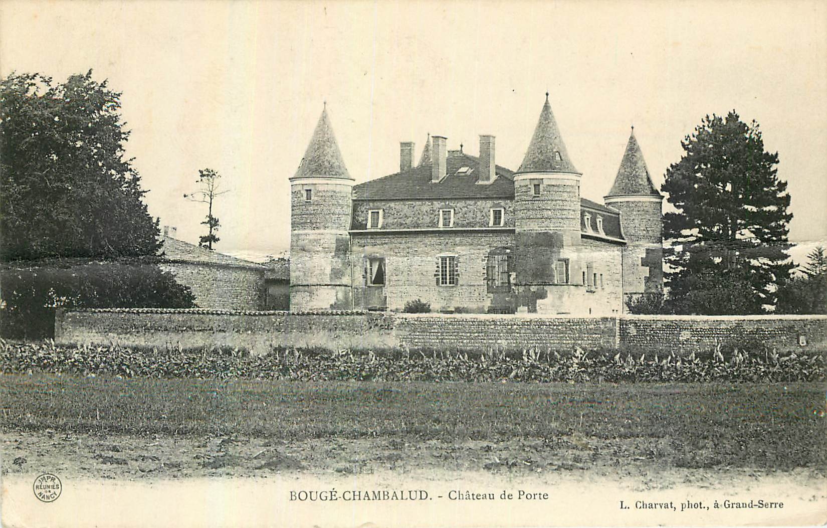 CPA Bouge Chambalud Chateau de Porte 