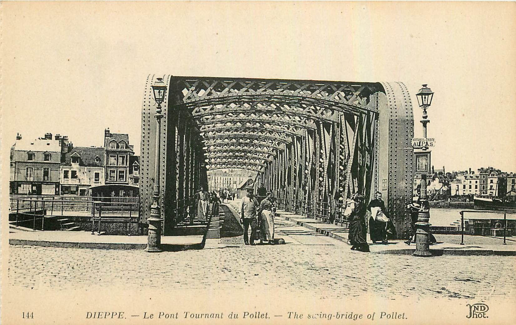 CPA Dieppe Le Pont Tournant du Pollet 
