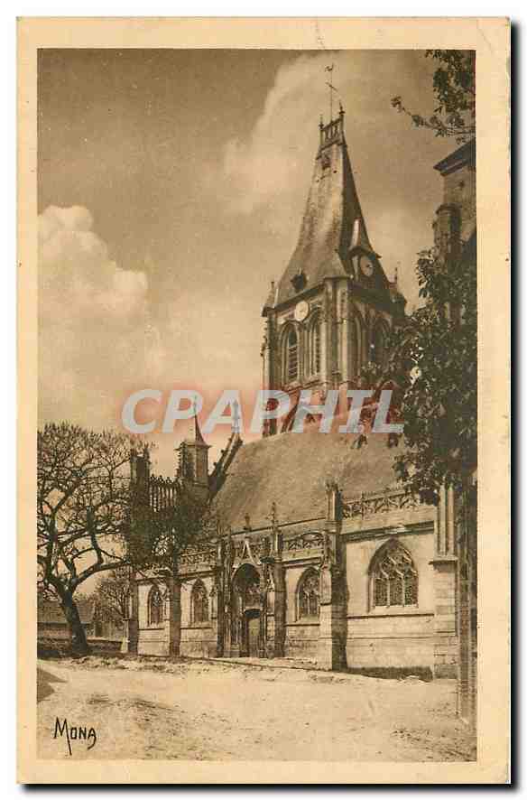 CPA Les Petits Tableaux de Normandie Dieppe Arques la Bataille l'Eglise 