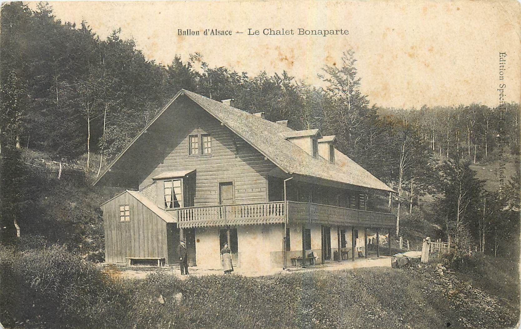 CPA Ballon d'Alsace Le Chalet Bonaparte Napoleon 1er