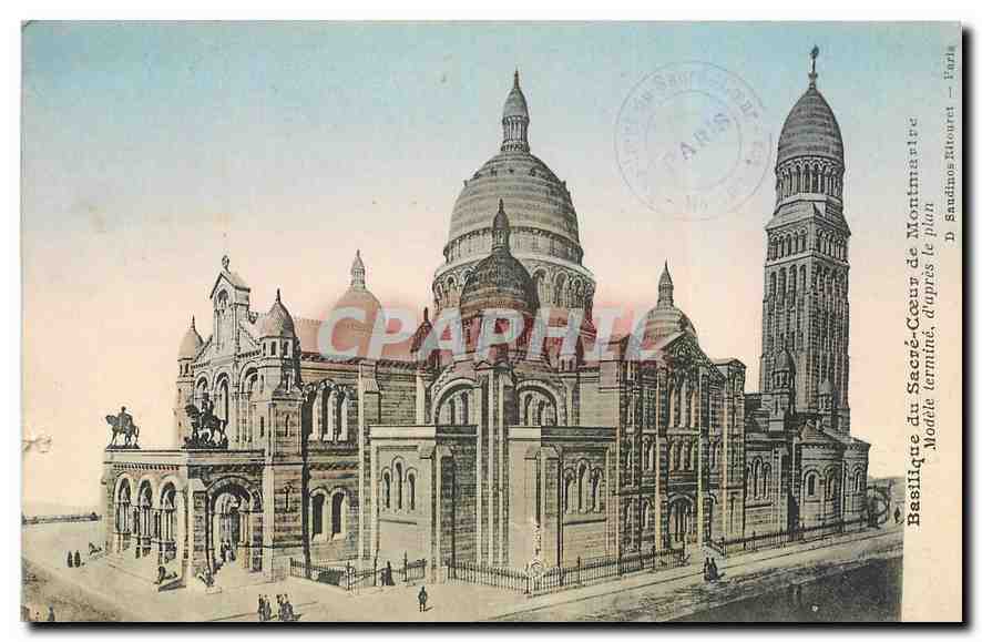 CPA Basilique de Sacre Coeur de Montmartre 