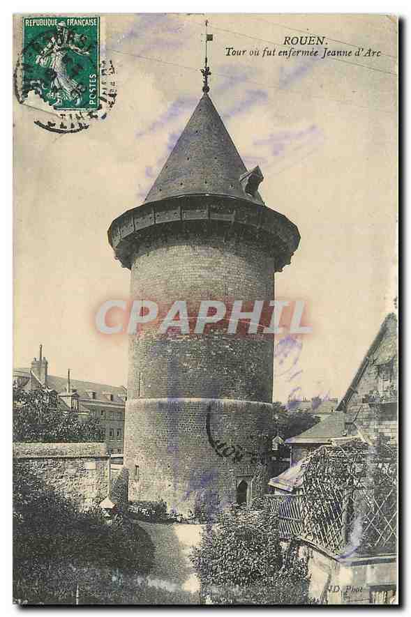 CPA Rouen Tour ou fut enfermee Jeanee d'Arc 