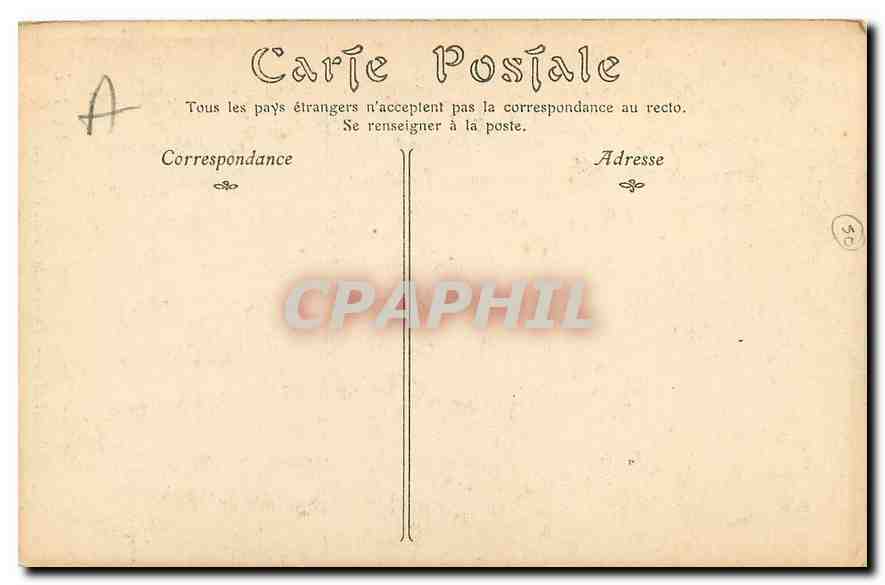 CPA Mortain Vallee de la Cance l'Aiguille  — Rückseite