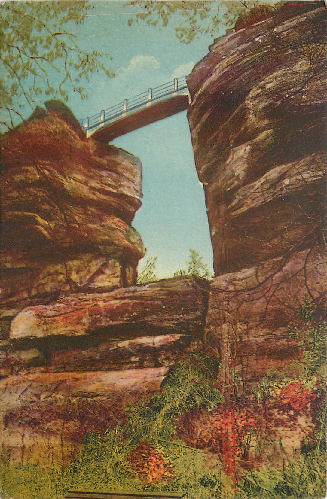 CPA Env de Saverne Le Haut Barr Pont du Diable 