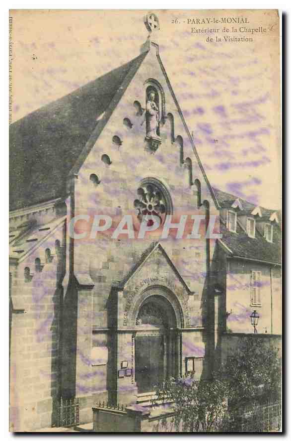 Paray-le-Monial — Exterieur de la Chapelle de la Visitation — éditeur anonyme, n° 26