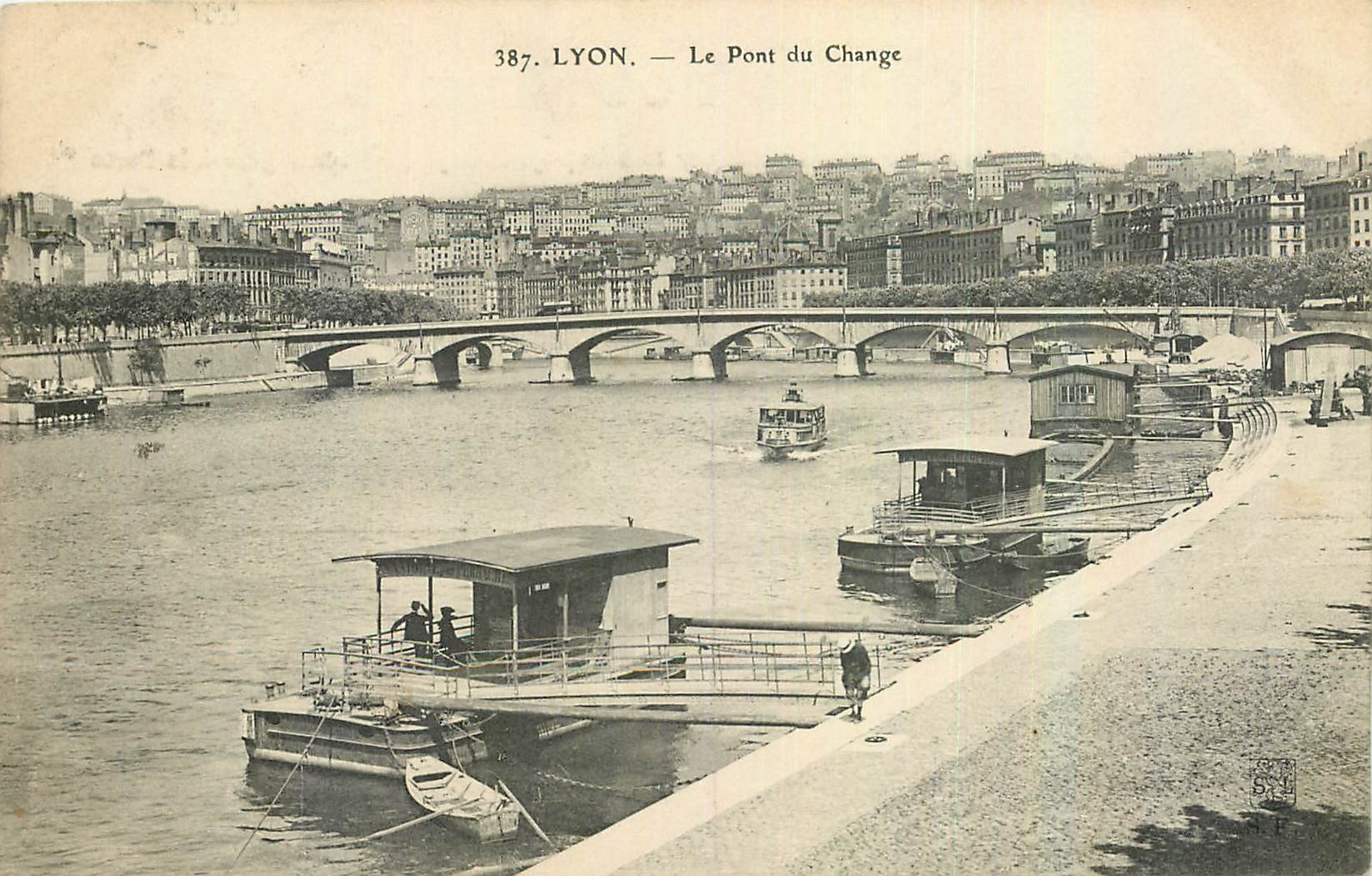 CPA Lyon Le Pont du Change 