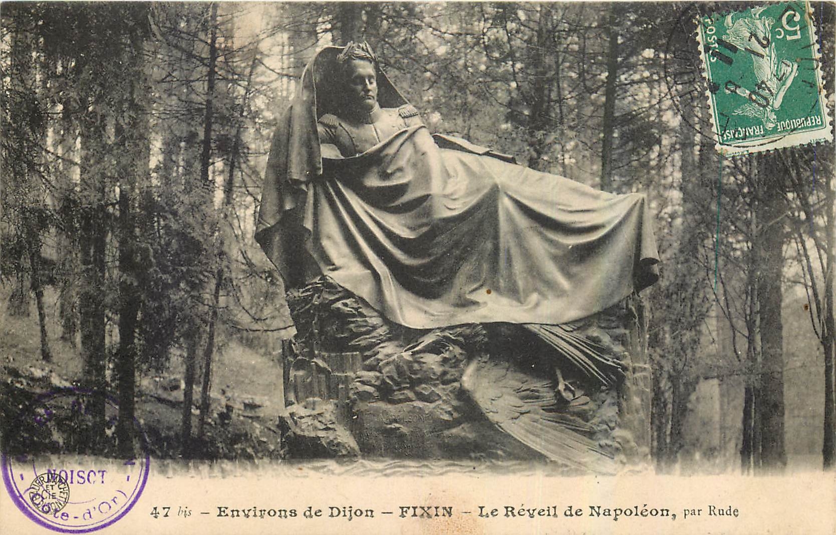 CPA Environs de Dijon Fizin Le Reveil de Napoleon 