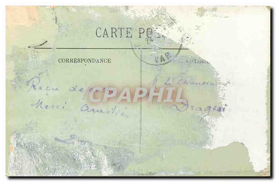 CPA Lourdes Le Funiculaire du Pic du Jer  — Verso