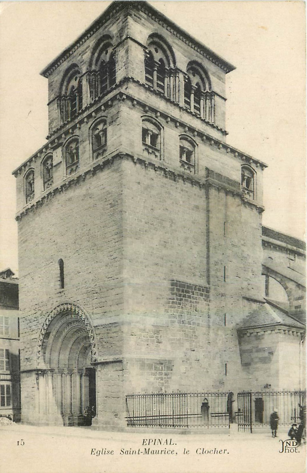 CPA Epinal Eglise Saint Maurice le Clocher 