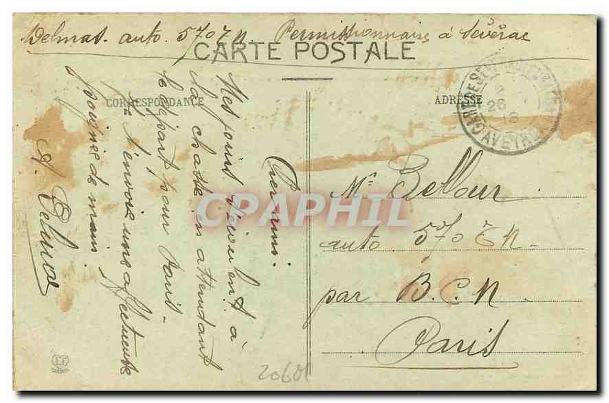 CPA Font Viaduc de Garabit sur la Vallee de la Truyere Vue generale du Viaduc  — Rückseite