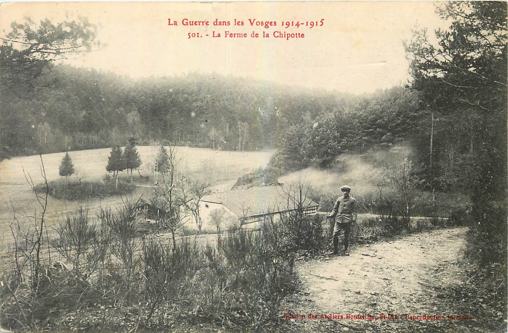 CPA La Guerre les Vosges 1914 1915 La Ferme de la Chipotte 