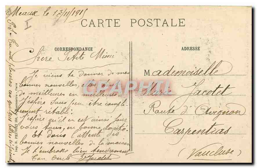 CPA La Guerre 1914 1915 En Champagne Donjon de Chateau de Sillery Marne apres le bombardement  — Rückseite