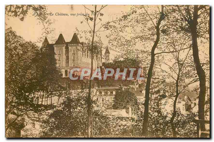 CPA Paris Le Chateau vue prise du Parc 