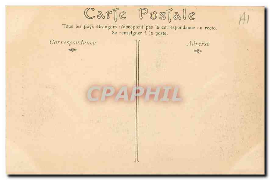 CPA Dreux L'Hotel de Ville  — Rückseite