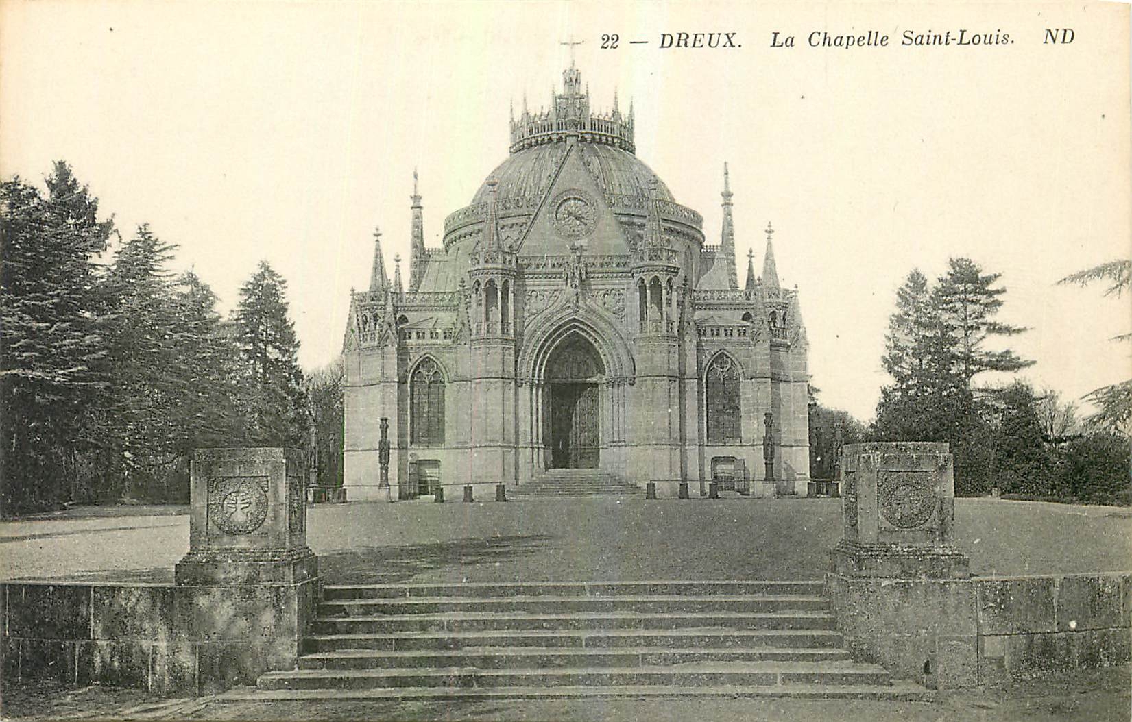 CPA Dreux La Chapelle Saint Louis 