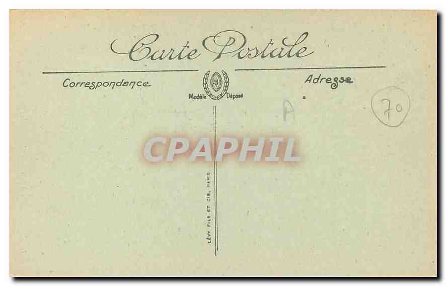 CPA Luxeuil les Bains La Maison du Cardinal Jouffroy  — Verso