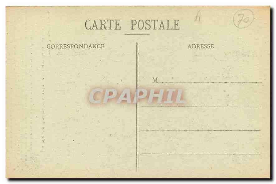 CPA La haute Saone historique Luxeuil les Bains Cippes funeraires — Verso