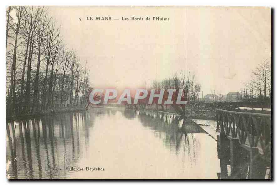 CPA Le Mans Les Bords de l'Huisne 