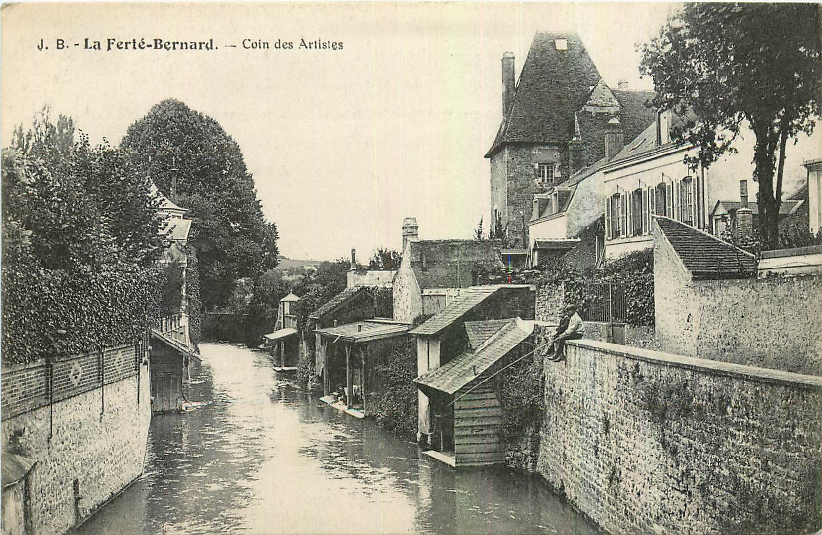 CPA La Ferte Bernard Coin des Artistes 
