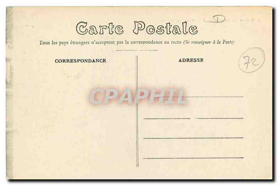 CPA La Ferte Bernard Coin des Artistes  — Rückseite