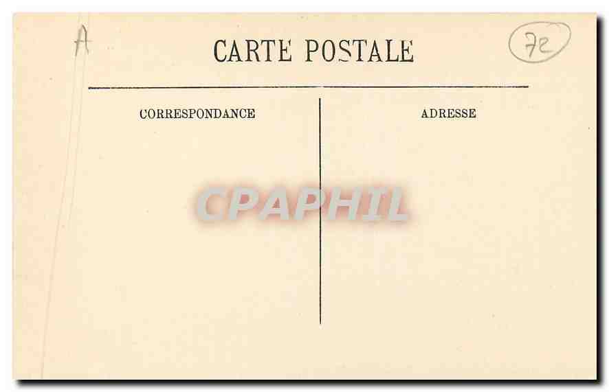CPA Le Mans Abside de la Cathedrale  — Rückseite