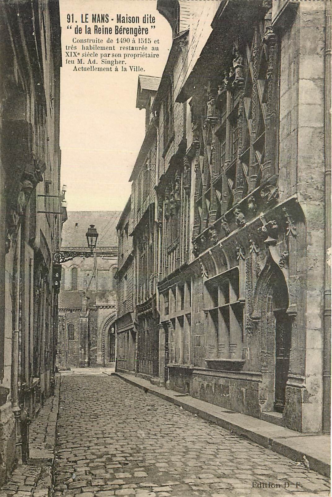 CPA Le Mans Maison dite de la Reine Berengere 