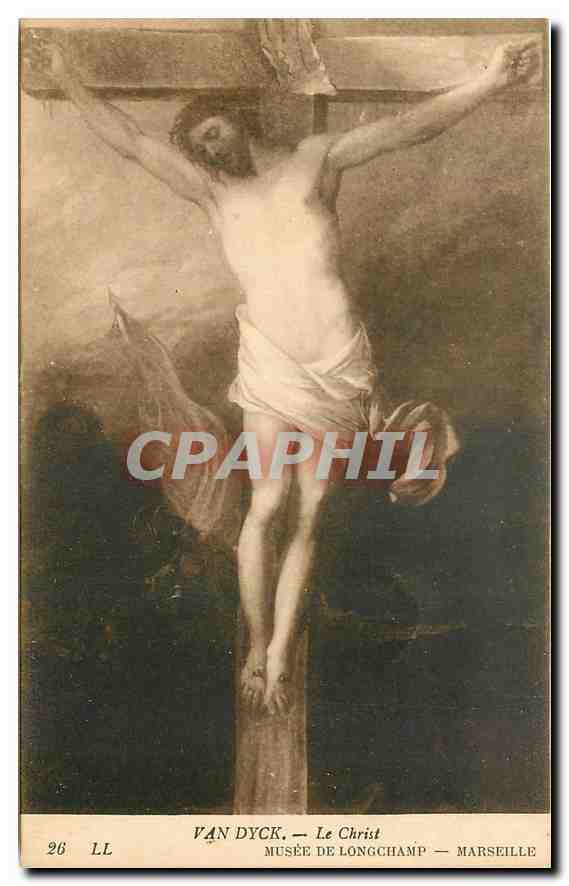 CPA Van Dyck Le Christ Musee de Longchamp Marseille 