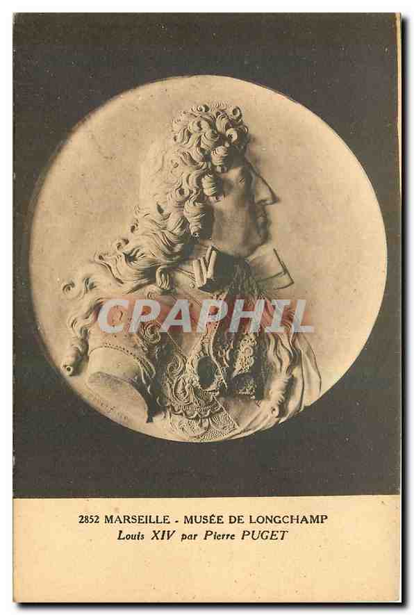 CPA Musee de Longchamp Marseille Louis XIC par Pierre Puget 