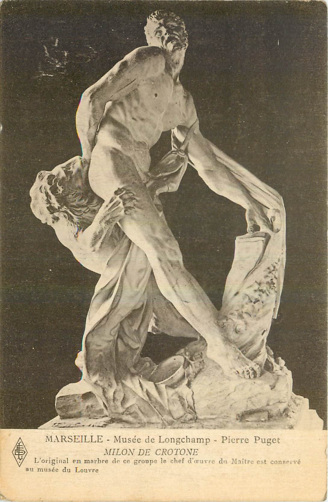 Marseille - Musée de Longchamp - Milon de Crotone - Pierre Puget