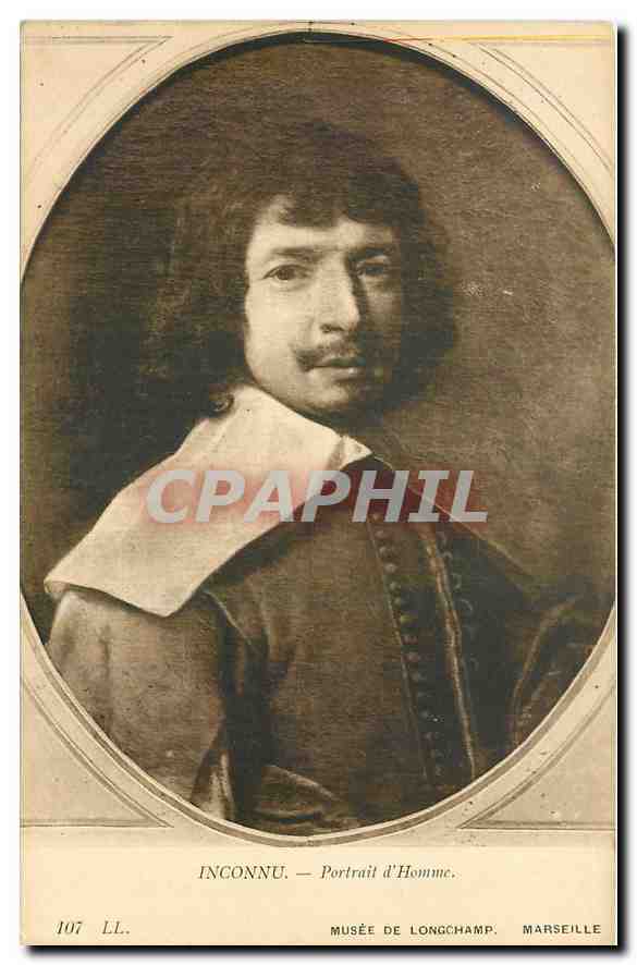 CPA Inconnu Portrait d'Homme Musee de Longchamp Marseille 