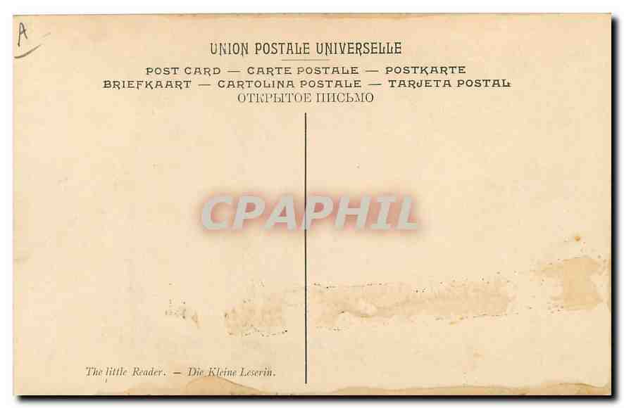 CPA Creuze Jean Baptiste Attrivue Ec Francaise Petite Lisense Musee de Longchamp Marseille  — Verso