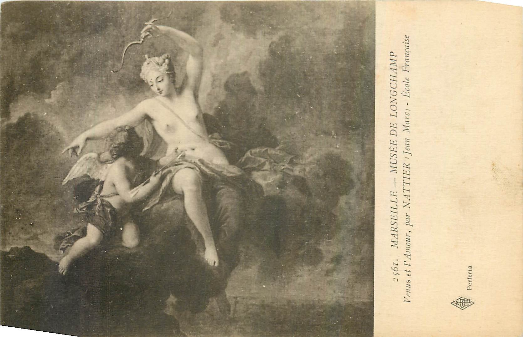 Vénus et l'Amour — Musée de Marseille — par Nattier — École Française