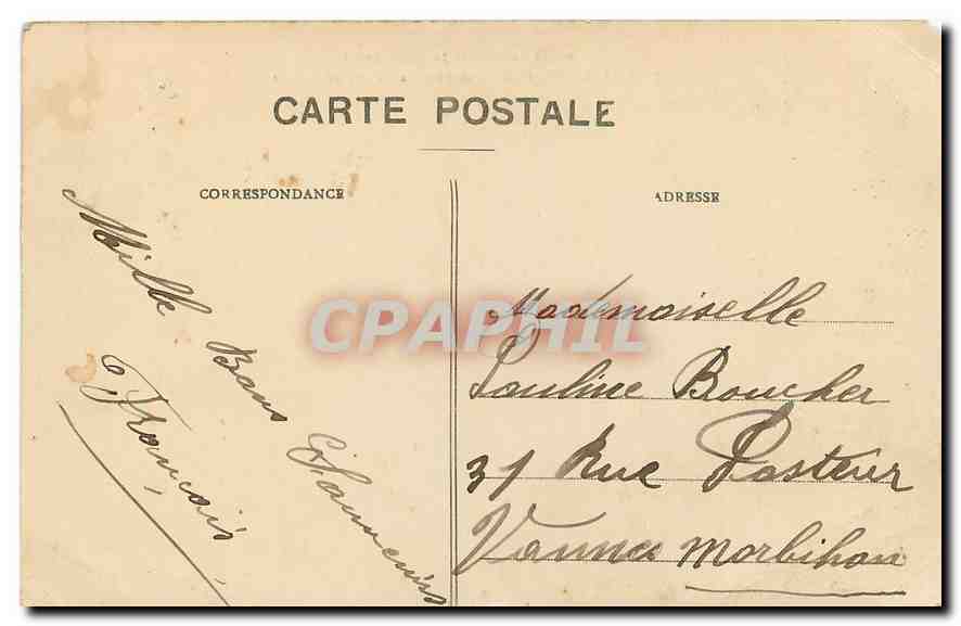 CPA Grande Trappe Le trois Etangs et l'Orphelinat — Rückseite
