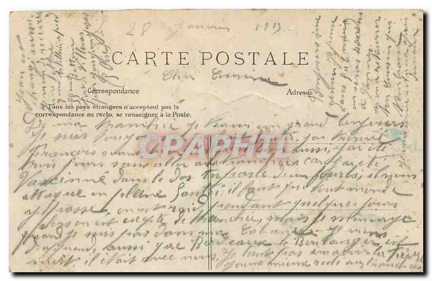 CPA Paris Promenade du Bois de Boulogne  — Rückseite