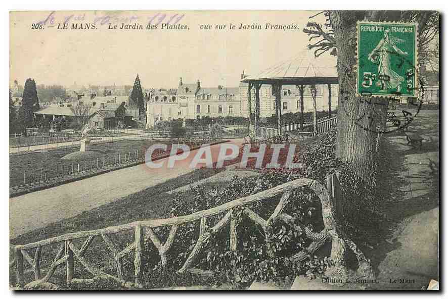 CPA Le Mans Le Jardin des Plantes 