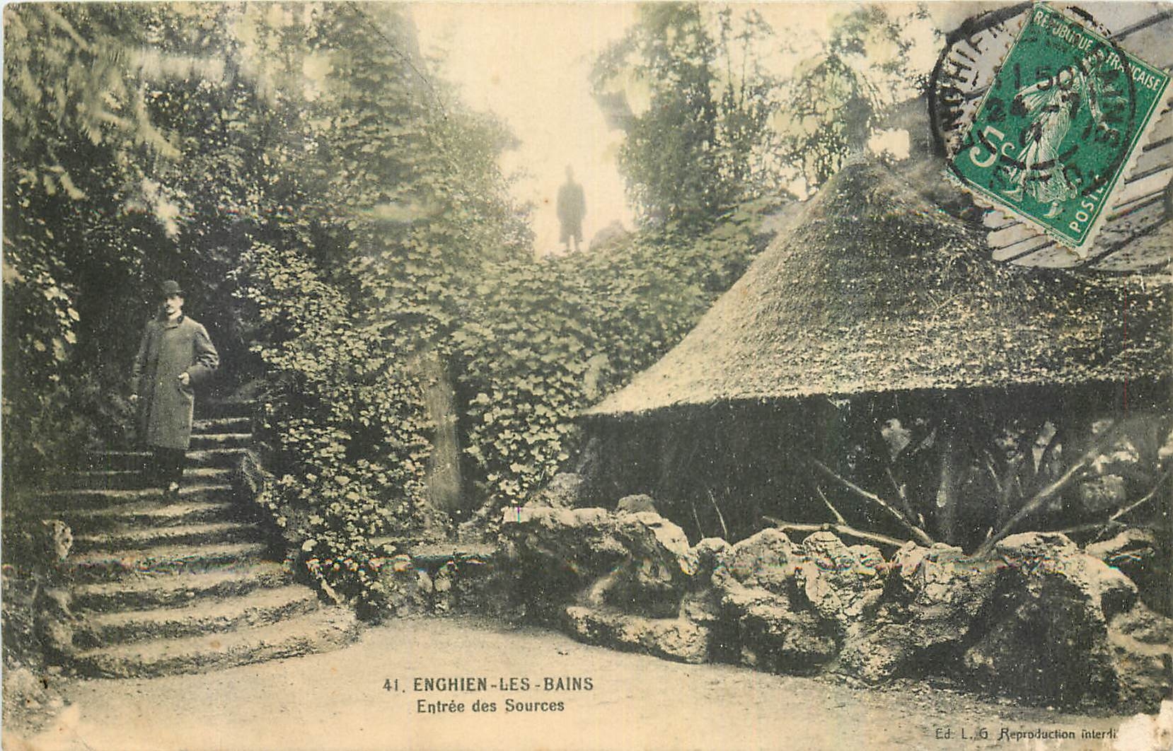 Enghien-les-Bains — Entrée des Sources — Ed. L.G.